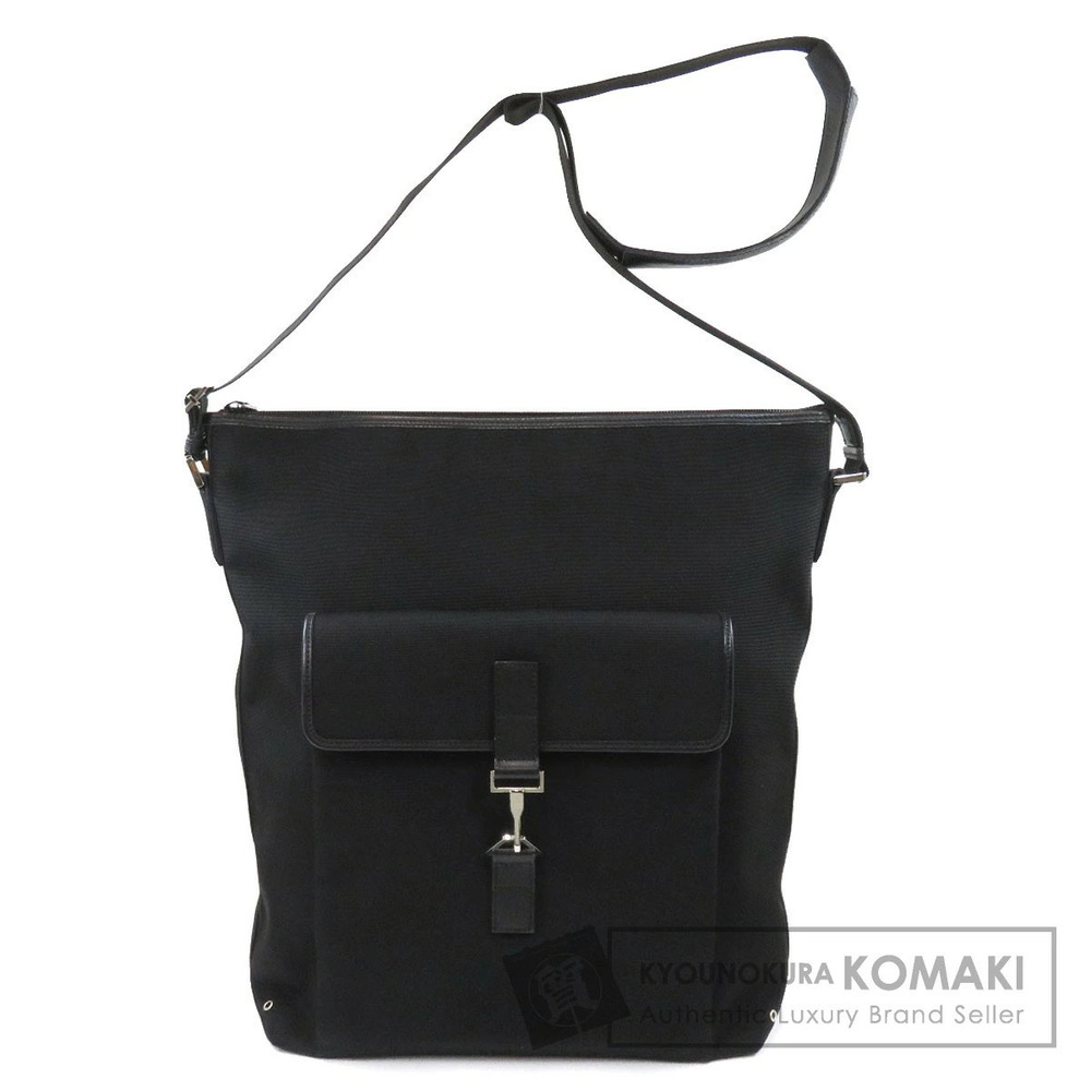 Gucci Jackie Messenger Bag pushlock closure Black